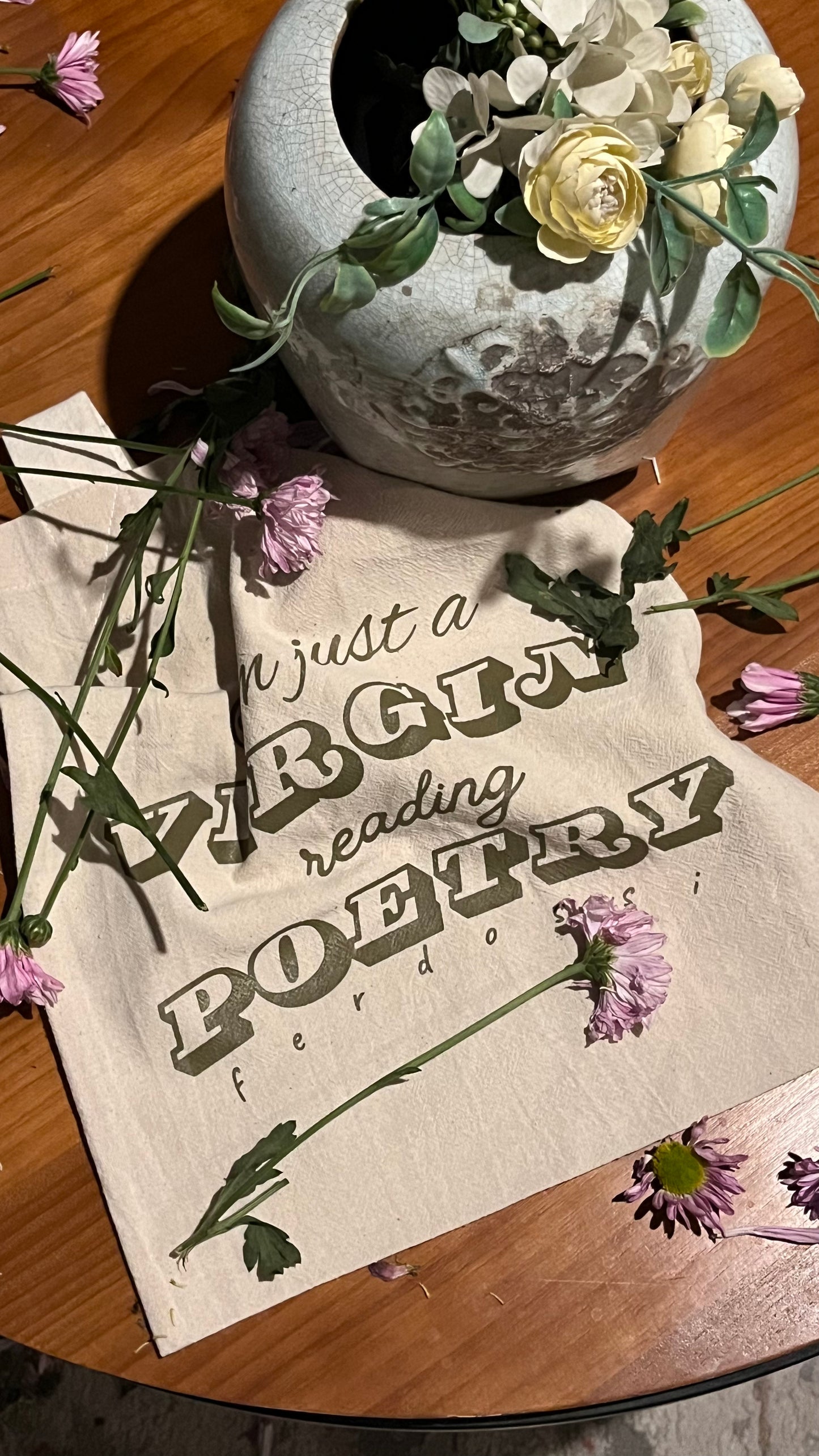 Virgin Reading Poetry - Tote Bag