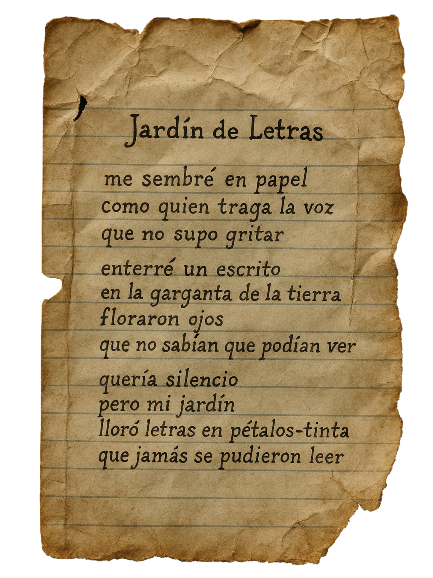 [Jardín de Letras]