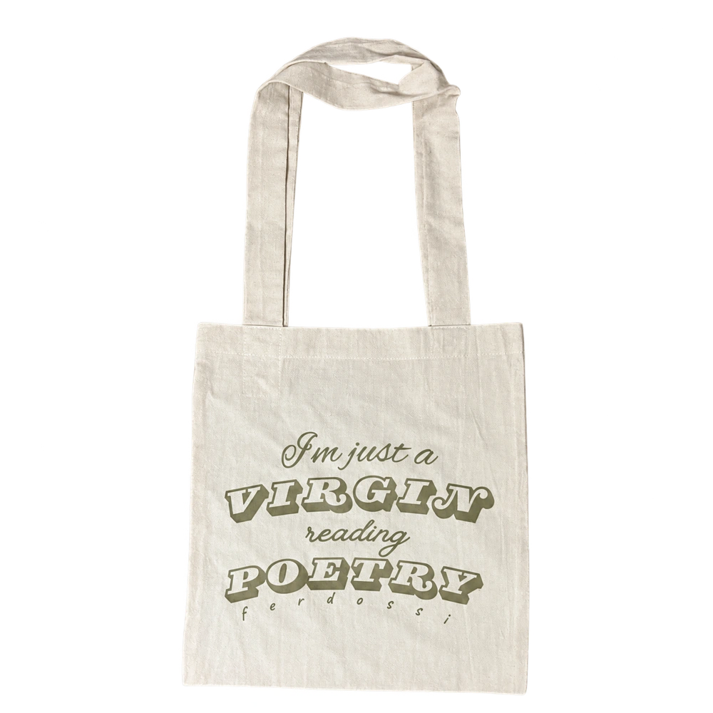 Virgin Reading Poetry - Tote Bag